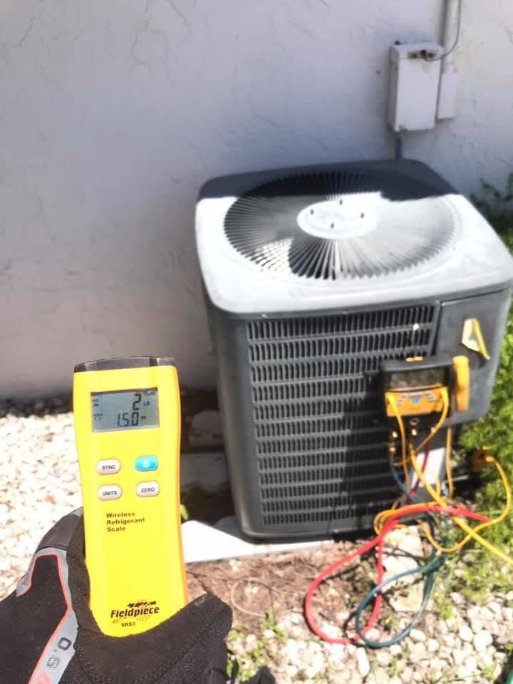 Professional HVAC diagnostic equipment