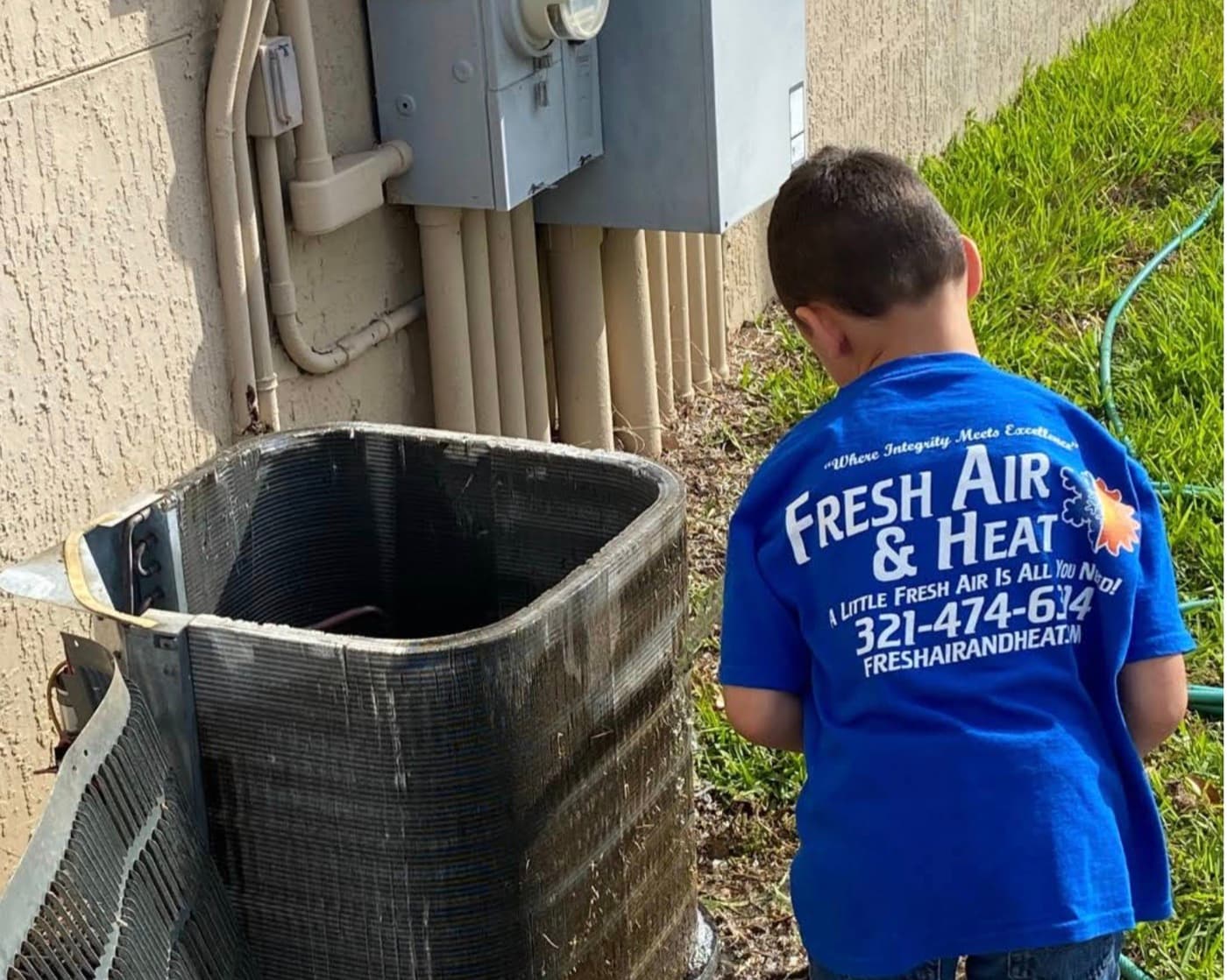 The Fresh Air & Heat family on the job